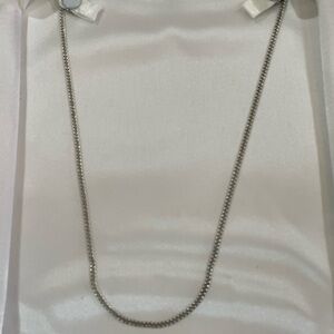 James Avery , 19 inch, sterling silver chain, with logo